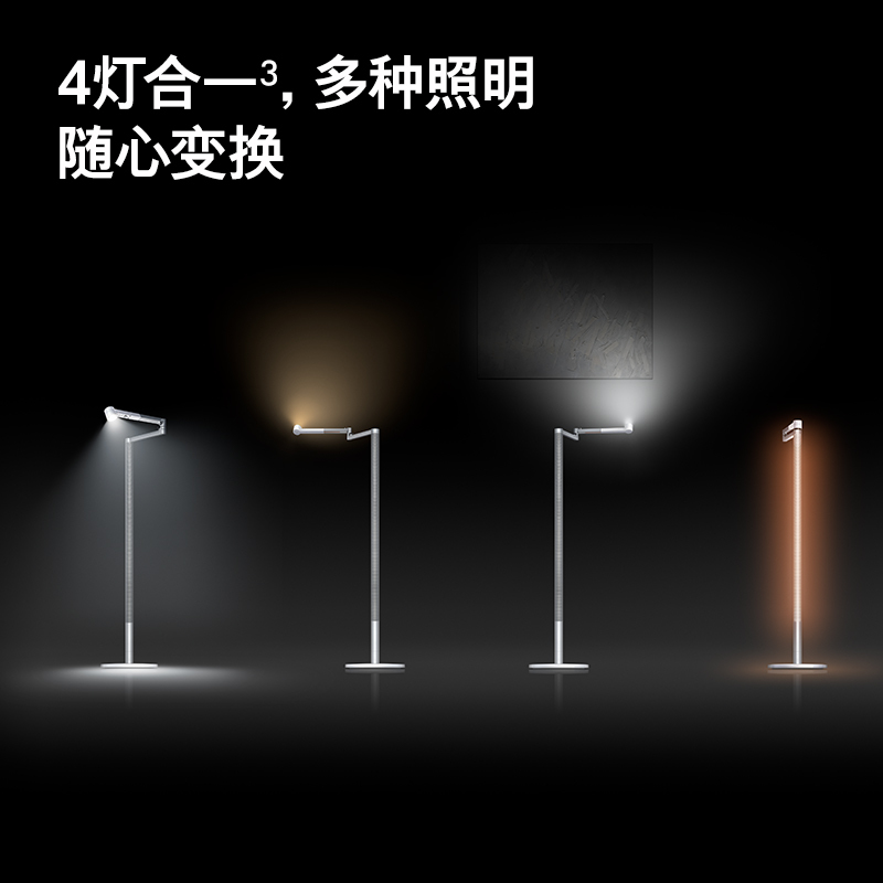 戴森(Dyson)Solarcycle Morph™ 落地灯 黑色 4灯合一 低频闪 色温调节高清大图