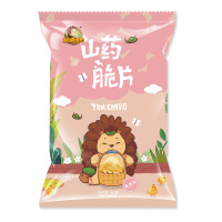 刺猬阿甘山药脆片网红脆片好吃的休闲零食山药薄片脆片番茄味31g*10包
