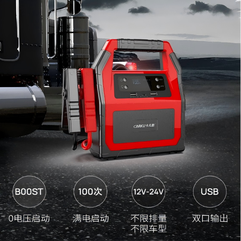应急启动电源12V24V柴汽通用42000毫安大货车电瓶搭电搭电宝强起GT650高清大图
