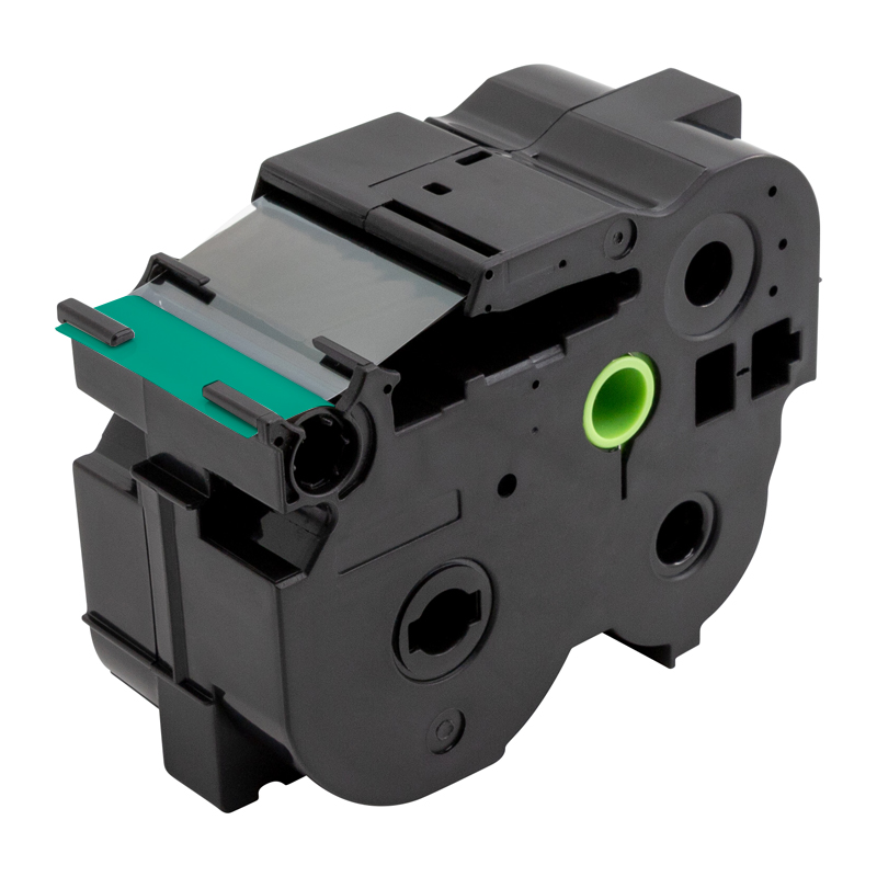 [精选]雅富仕-兼容Brother标签机/标准覆膜标签色带TZE-765绿底白字36mm*8M