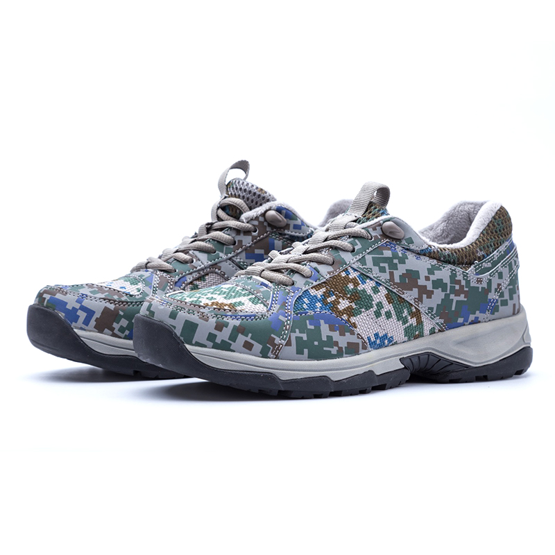 天鸣TM 迷彩加绒作训鞋 防寒鞋 加绒运动鞋 源头工厂 可定制 36-46码 双高清大图