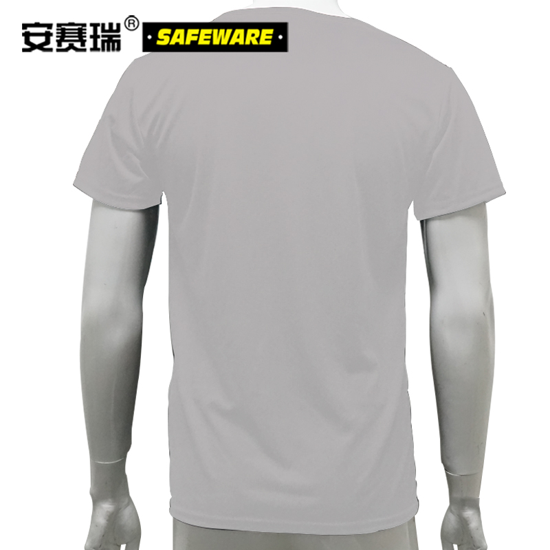 安赛瑞 速干短袖T恤 白色 L码 1件装 11232