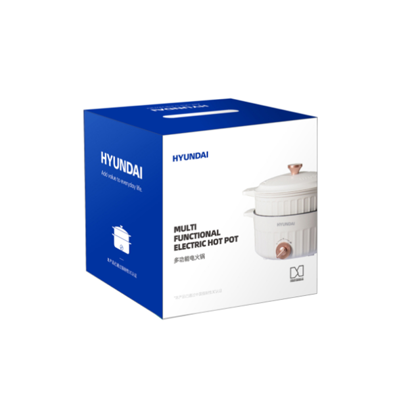 现代HYUNDAI 多功能蒸煮电火锅2L TS-20D高清大图