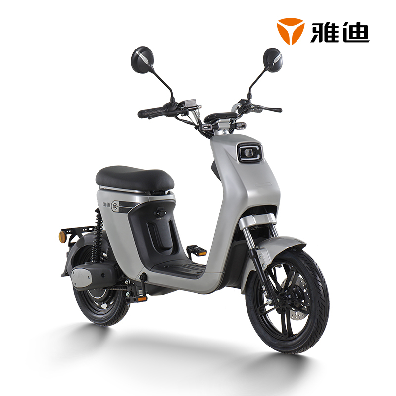 雅迪电动车新款欧致48v24ah锂电电瓶车踏板代步电动自自行车男女通用