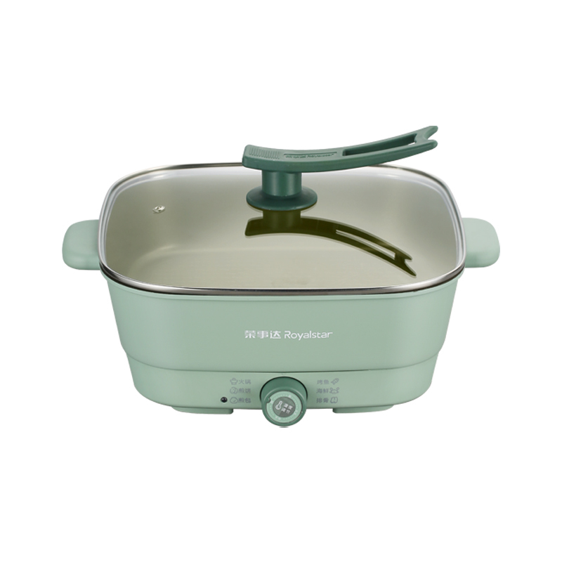 荣事达(Royalstar) HG36D多功能电热锅5L(单位:台)绿色