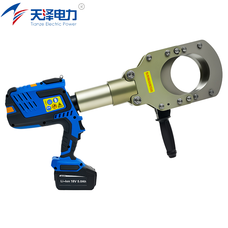 天泽电力 充电式液压电缆切刀 NBTC-7110R 把 电动液压线缆切断工具锂电电缆切割器高清大图