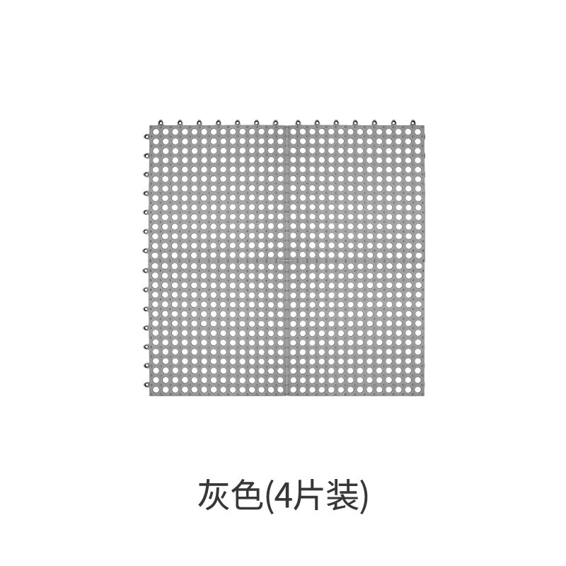 浴室防滑垫淋浴家用洗澡脚垫卫生间地垫拼接厕所镂空吸水垫子防摔 三维工匠高清大图