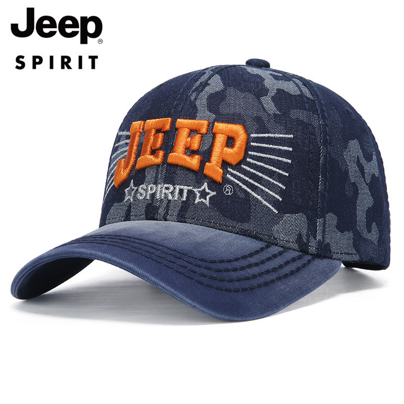 JEEP SPIRIT吉普情侣款牛仔帽子街头时尚棒球帽