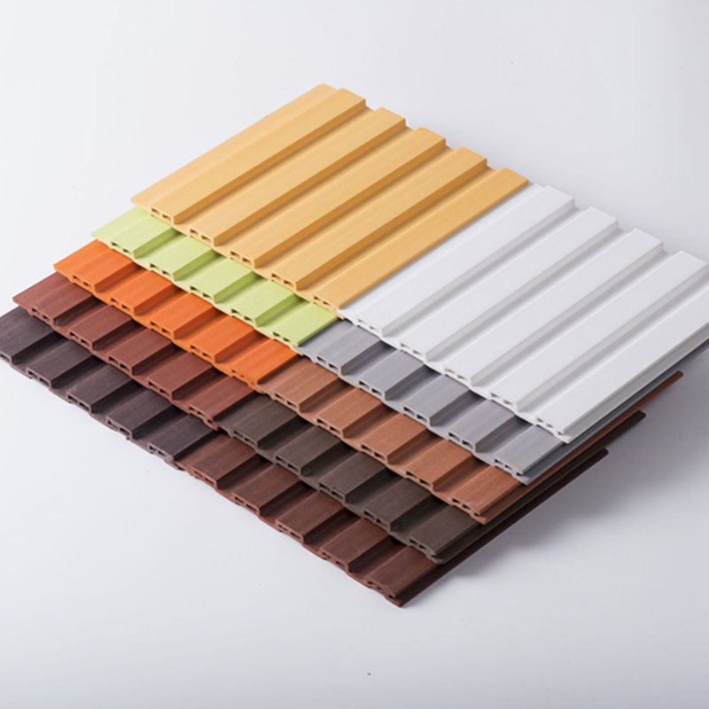 生态木小长城护墙板木塑板pvc扣板墙裙背景墙客厅阳台吊顶生态木 纯白