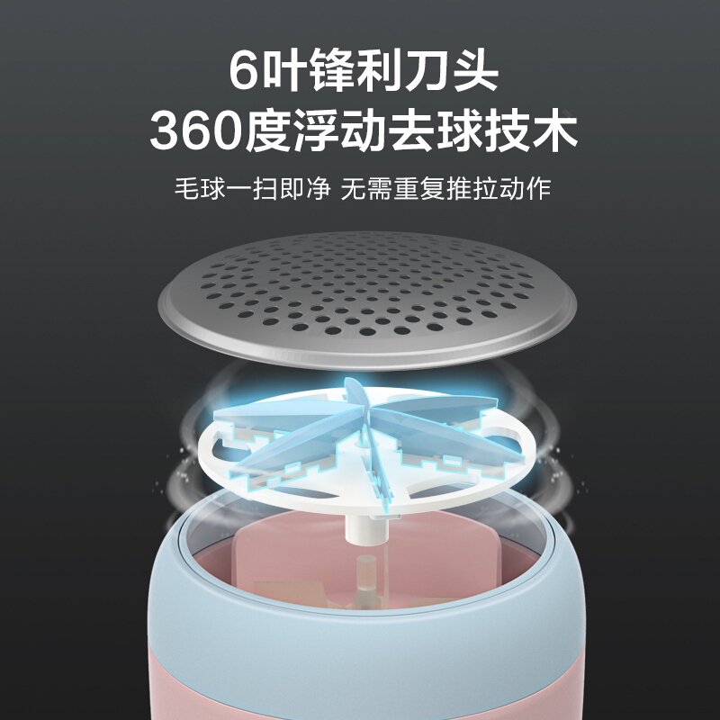 小熊(Bear)毛球修剪器衣服打毛器刮毛器去球器充电式起球器家用黏毛剃球机 XJQ-A09C1高清大图