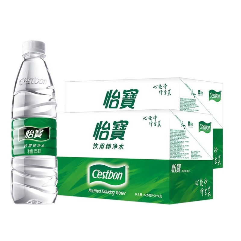 怡宝矿泉水555ML*24瓶整箱