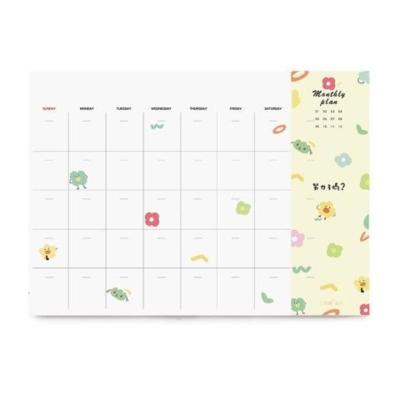 花 自律打卡本2021年日程周考研计划表日历每日学习自律神器时间管理