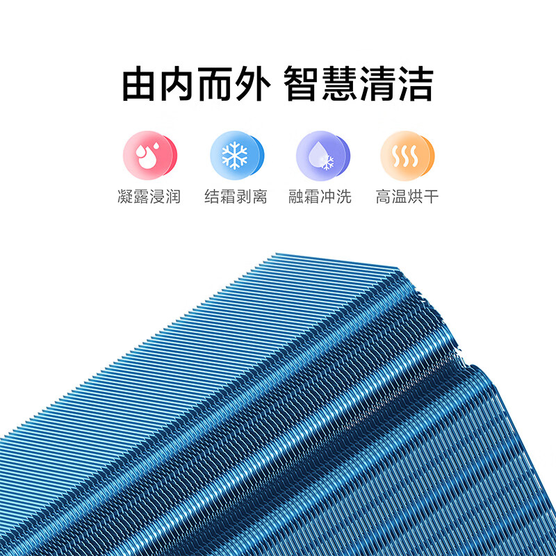 小米空调 3匹 新一级能效 米家巨省电大挂机 变频冷暖 自清洁 智能互联壁挂式 内外机自洁72GW-NA30/N1A1高清大图