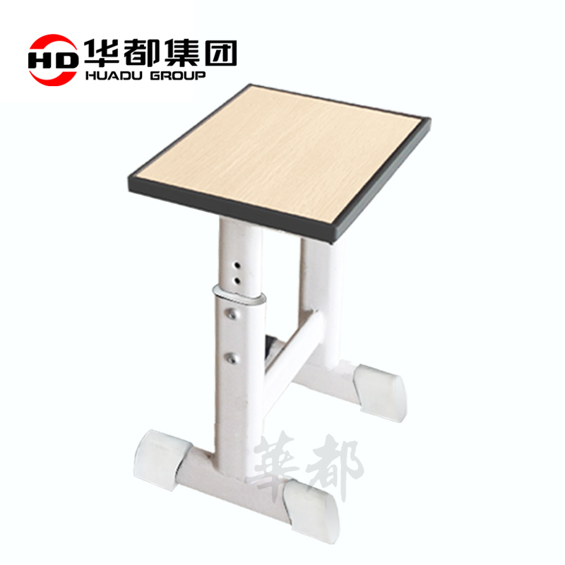华都HDKZ-12 单腿升降课桌课凳华都学生课桌椅学校可躺椅午休椅培训桌ABS桌面双斗课桌课凳课椅教室高清大图