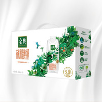 伊利 金典有机脱脂纯牛奶梦幻盖 250ml*10盒 3.8g乳蛋白 营养早餐 高端礼盒 送礼佳品