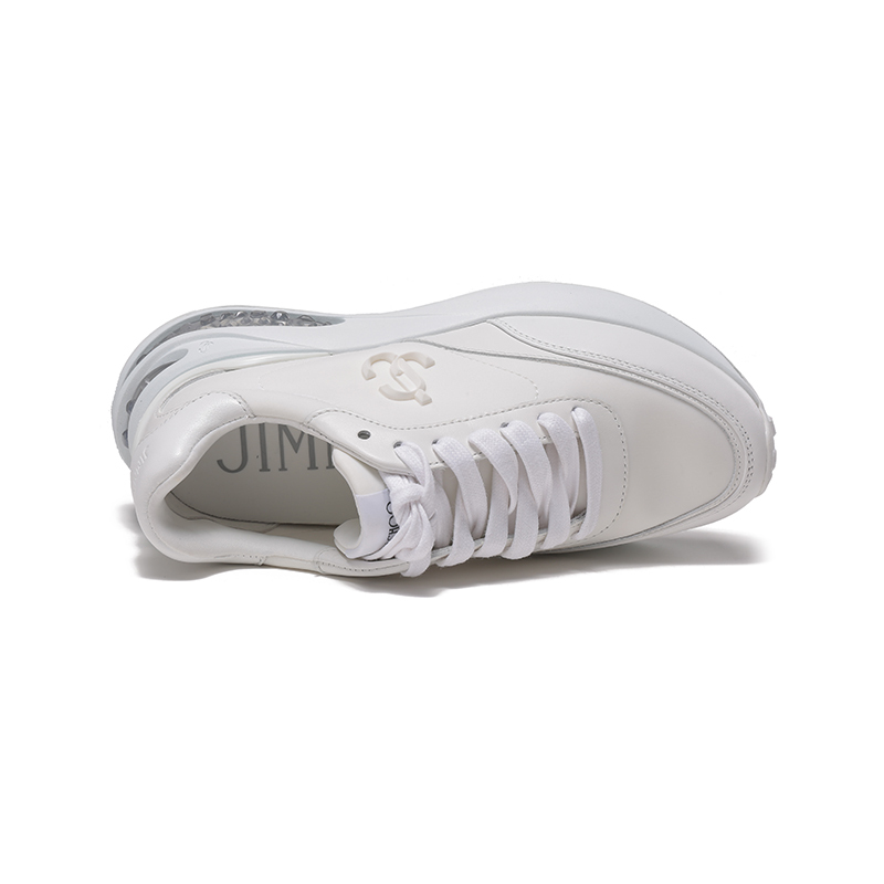 周仰杰jimmychoo女士系带休闲运动鞋小白鞋memphislaceupfvzy212