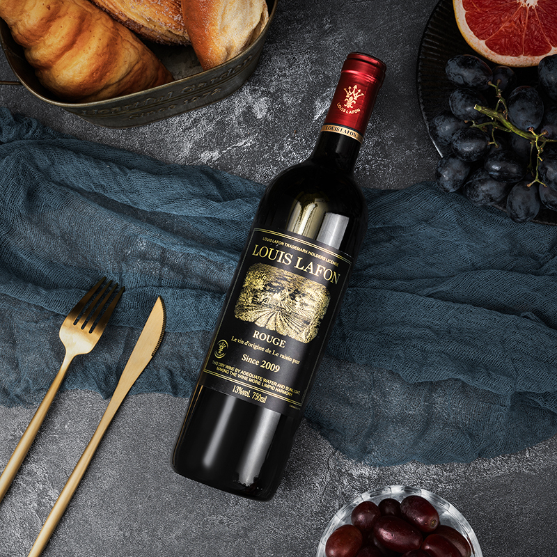 路易拉菲(LOUIS LAFON)侯爵山谷干红葡萄酒 750ml 六支豪华礼盒