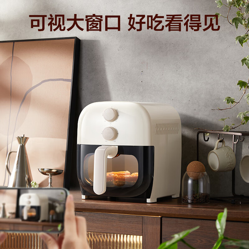 苏泊尔(SUPOR)空气炸锅可视5L大容量KJ50D806高清大图