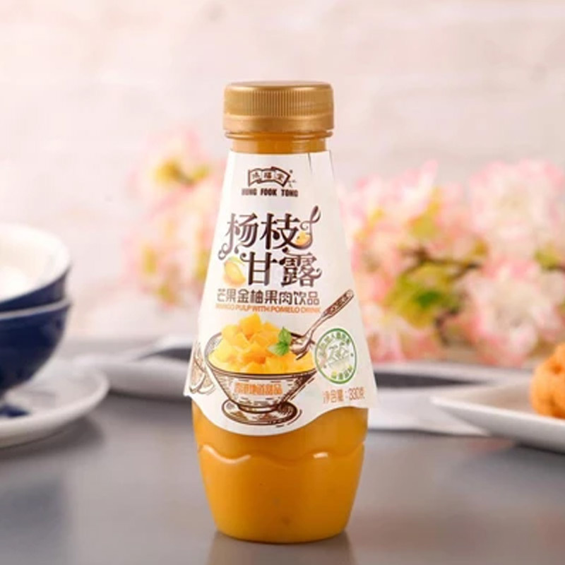 鸿福堂杨枝甘露芒果金柚果肉饮品330ml