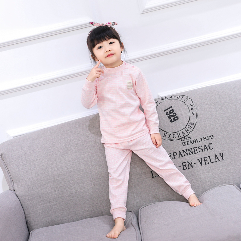 新款儿童居家服套装精梳彩棉内衣套装婴儿秋冬衣服宝宝纯棉秋衣秋裤