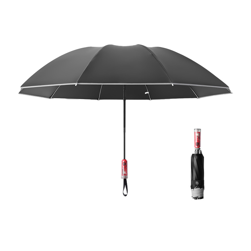 艾逸瑶选 赛博系列全自动铝合金反向伞机械防回弹手柄 YS-1845高清大图