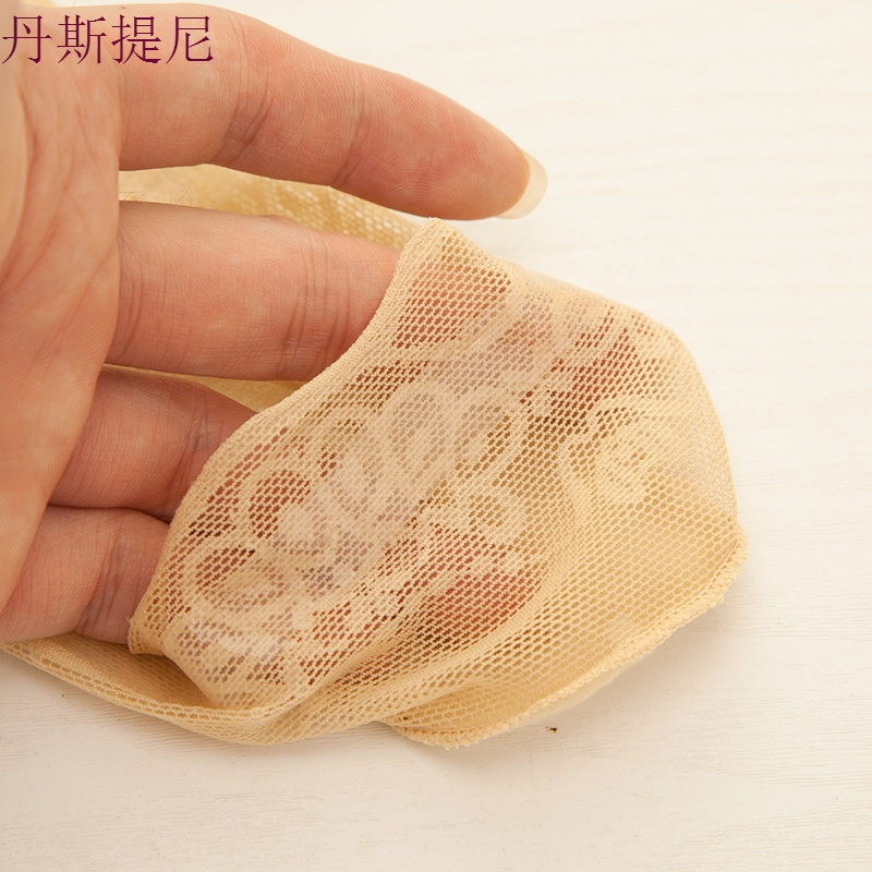 夏季蕾丝船袜薄款女韩国浅口隐形纯棉硅胶防滑袜套低帮冰丝短袜子