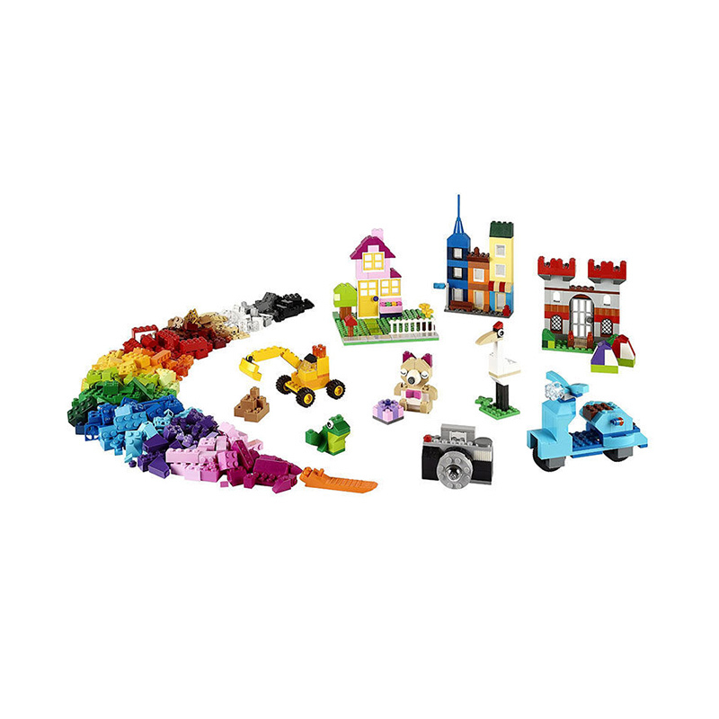 LEGO乐高 Classic经典创意系列 790粒桶装 10698大号积木盒 儿童益智拼插玩具 4岁以上适用