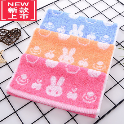 可莉允毛巾儿童洗脸家用柔软吸水幼儿园小孩用长方形小毛巾卡通童巾