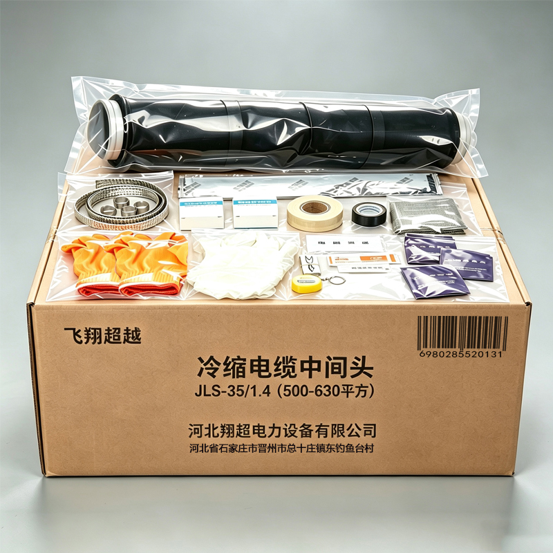 飞翔超越 冷缩电缆中间头 JLS-35/1.4(500-630平方) 套高清大图