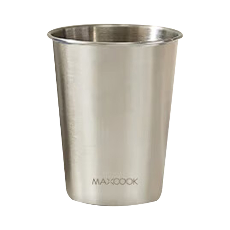 MAXCOOK美厨冷饮杯350ml不锈钢单层一体成型MCB3741