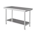 兆穗鑫不锈钢操作台二层800*760*800