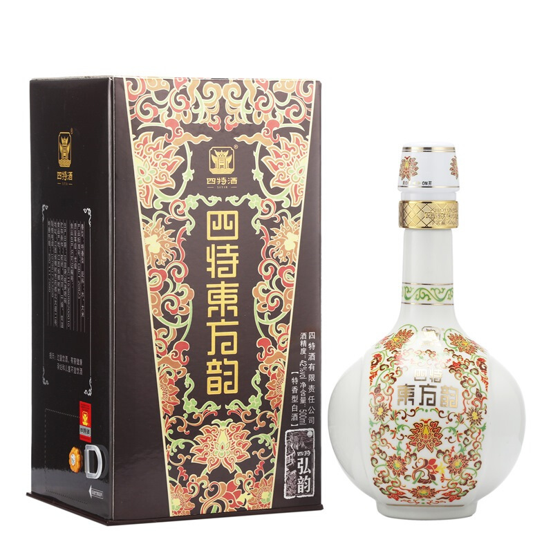 四特东方韵42度弘韵500ml特香型白酒(盒装)(新老包装随机发货)
