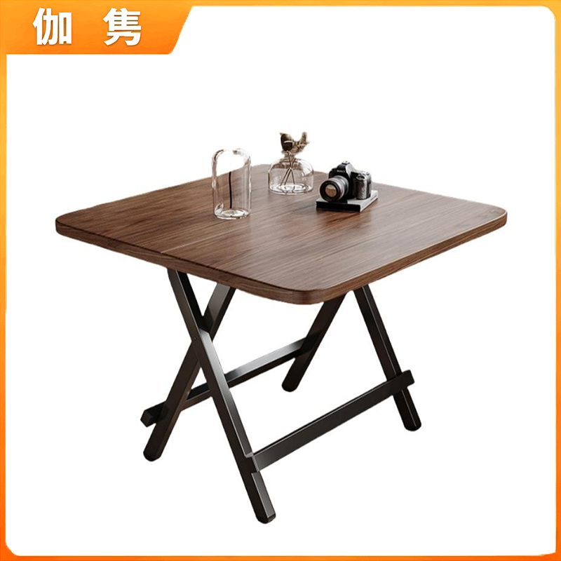 伽隽 可折叠桌子 80*80*74cm 张高清大图
