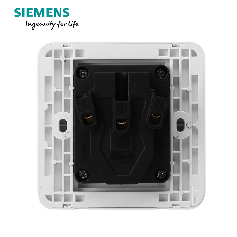西门子(SIEMENS)皓睿玉釉白86型家用开关电源插座五孔USB一开带16A空调墙壁