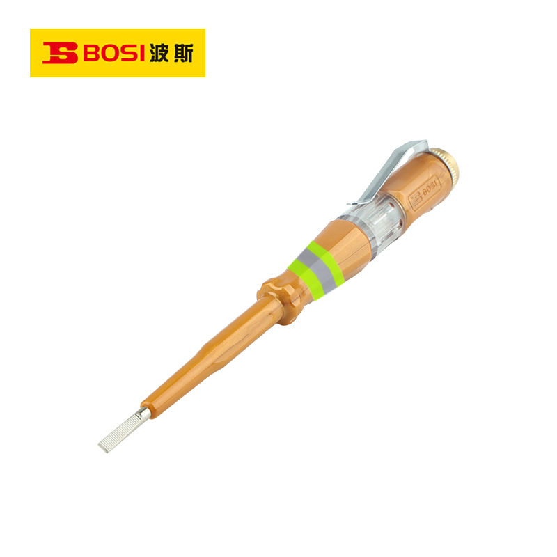 波斯(BOSI) 荧光系列金色电笔 100-500V 支高清大图