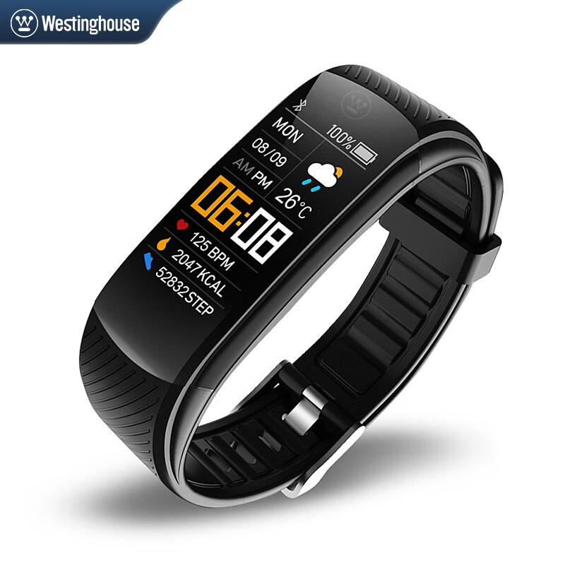 西屋智能手环 看时间运动手环运动模式 测心率测血压长续航 睡眠
