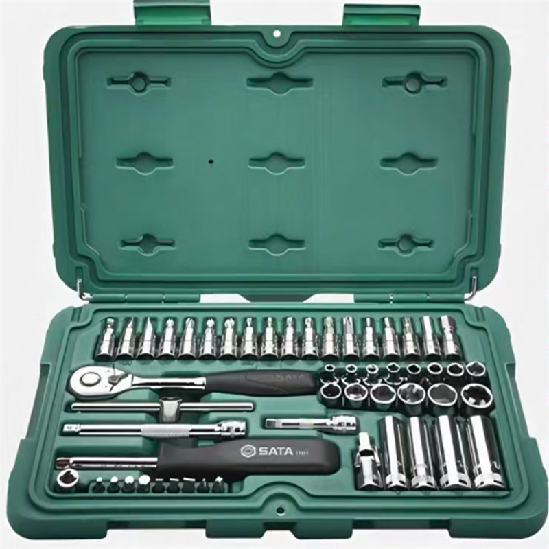 世 达汽车维修52件套套筒套装全套修09002/09004/09099/09006/09007高清大图