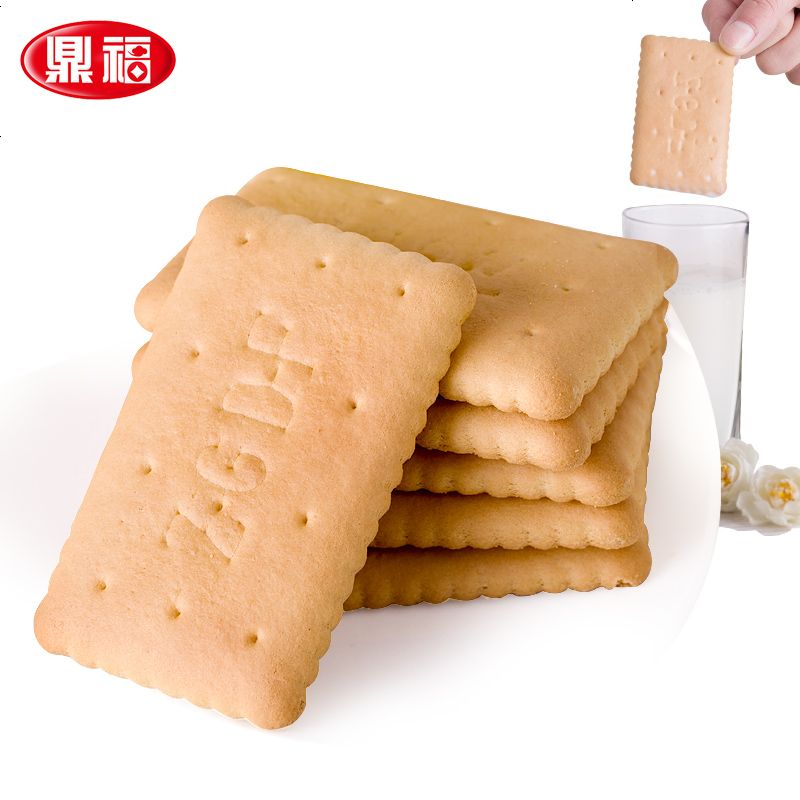鼎福钙奶饼干后怀旧老式儿童老人食整山东青岛特产高钙饼干参数