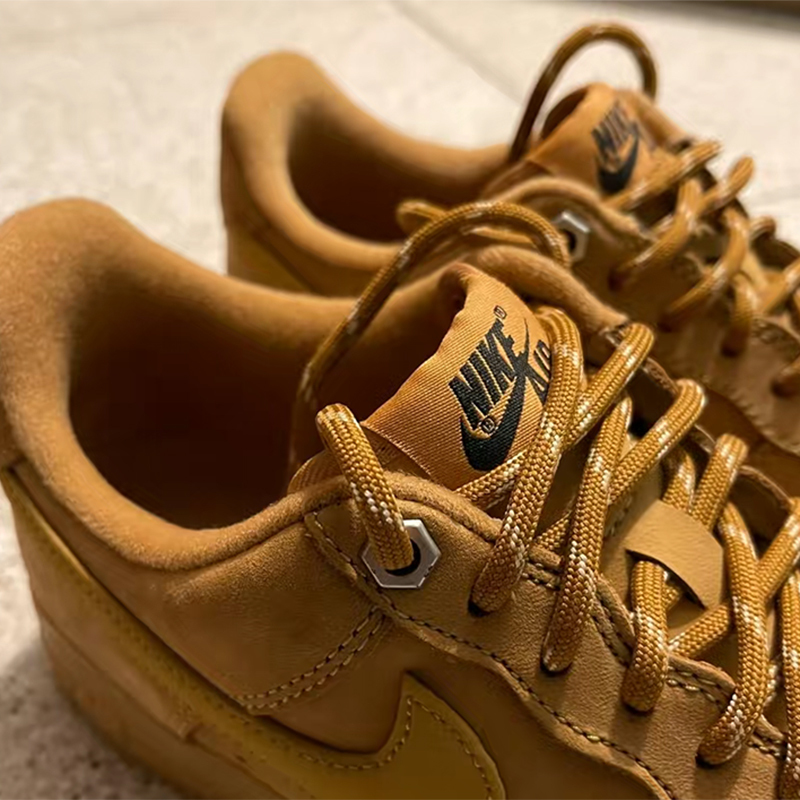 af1小麦色nikeairforce1麂皮低帮空军一号情侣休闲板鞋cj9179200