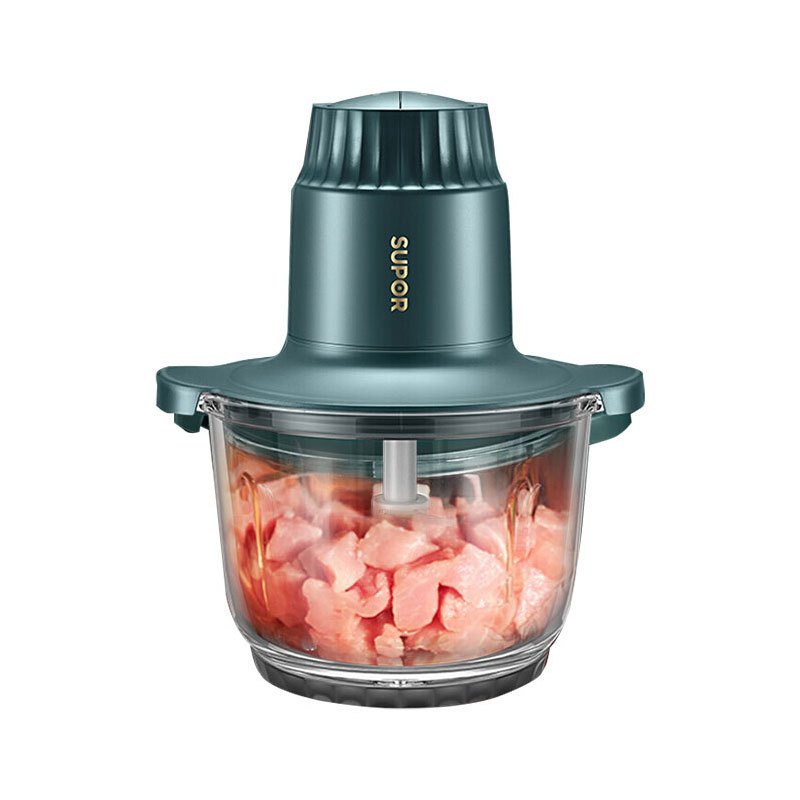 苏泊尔(SUPOR)绞肉机 家用电动多功能料理机绞馅机碎肉打肉机切菜辅食搅拌机复古松木绿 JR25-300