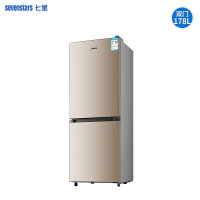 德国(sevenstars)178升双门家用小型冰箱冷藏冷冻双门宿舍公寓用 节能保鲜BCD-178Y