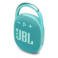 JBL CLIP4 无线音乐盒四代 蓝牙便携音箱+低音炮 户外音箱 迷你音响 IP67防尘防水超长续航 一体卡扣 薄荷青