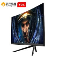 TCL 23.6英寸1800R曲面电脑显示屏 广视角微边滤蓝光不闪屏高清游戏电竞显示器(HDMI/VGA)T24M7C