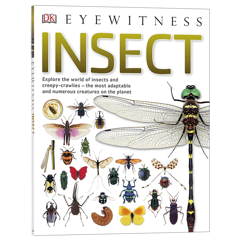 [醉染正版]昆虫 Eyewitness: Insect 目击者系列 英文原版书 9-12岁少儿科普读物 彩色照片图集 D高清大图