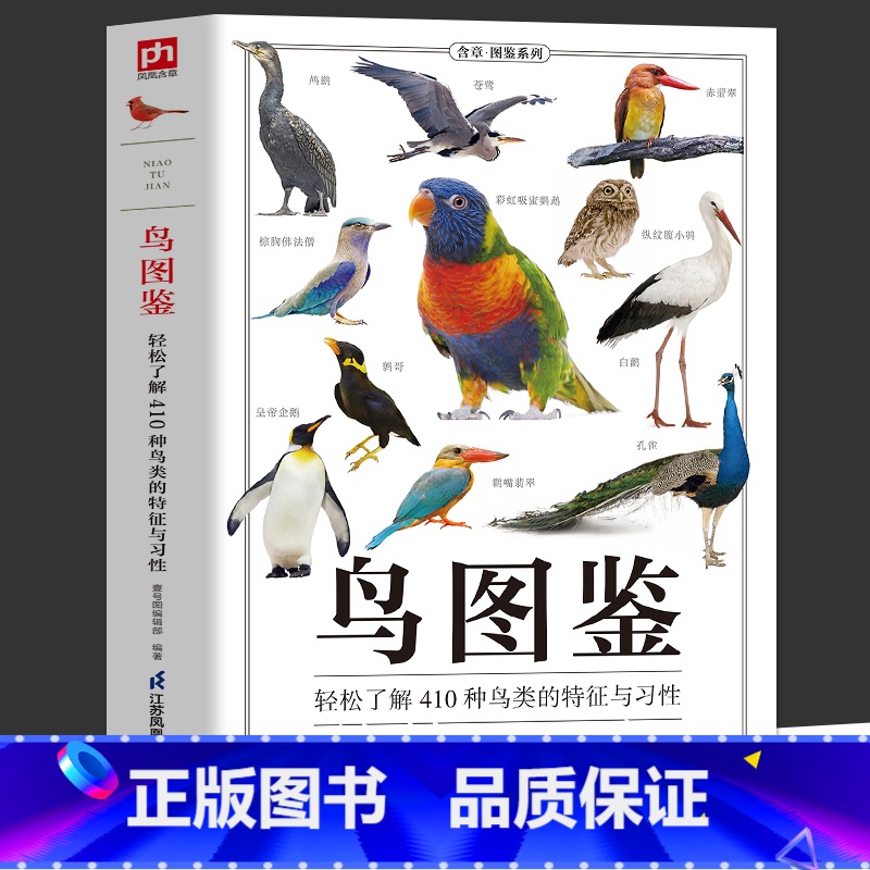 【正版】鸟图鉴鸟类观察手册 世界鸟类行为动物科普图鉴 珍惜森林草原野鸟形态鸟类图鉴动物百科观鸟手册鸟类大全鸟类生态大图