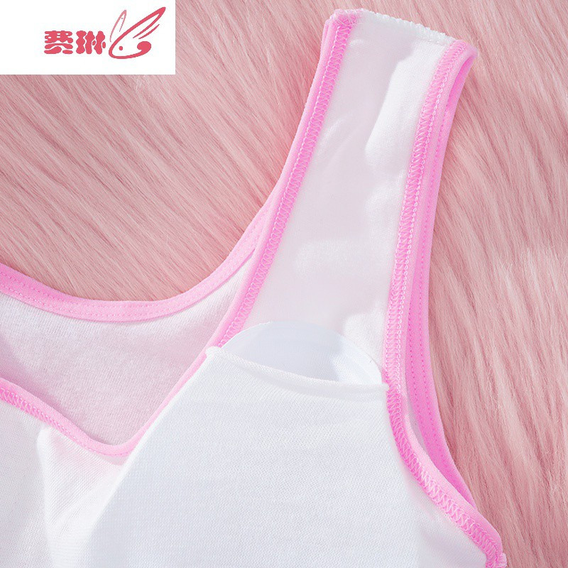 少女文胸儿童女童内衣发育期小背心女小学生初中学生可爱日系 费琳