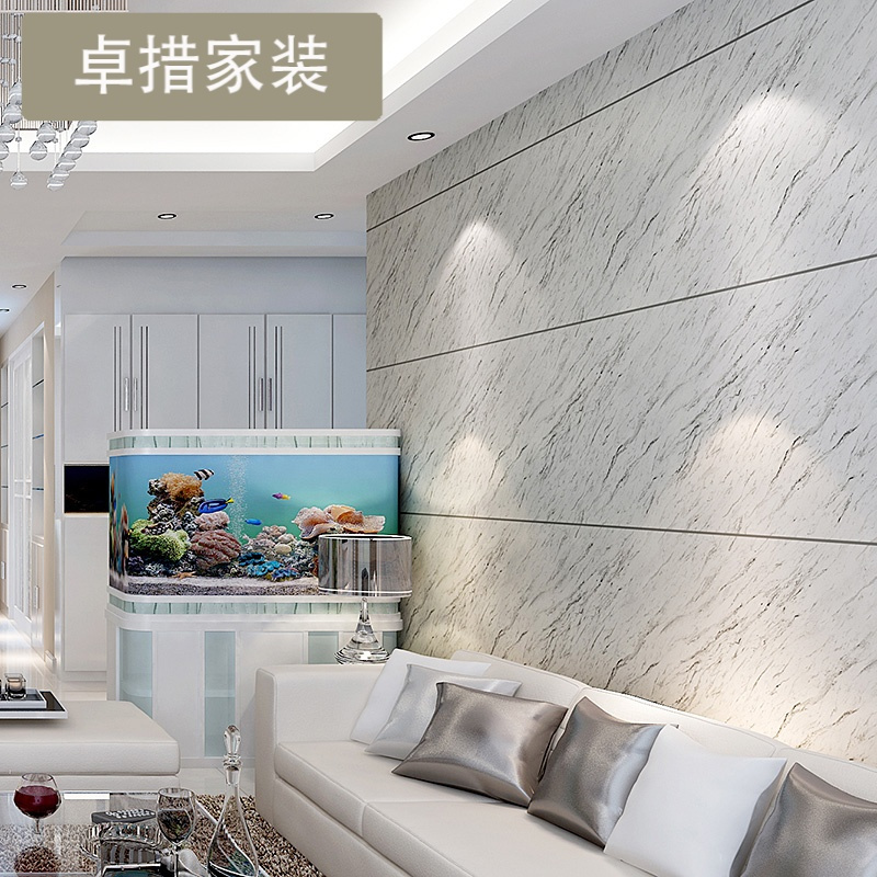 仿大理石墙纸3d立体背景墙客厅卧室电视壁纸防水现代简约影视墙壹德壹