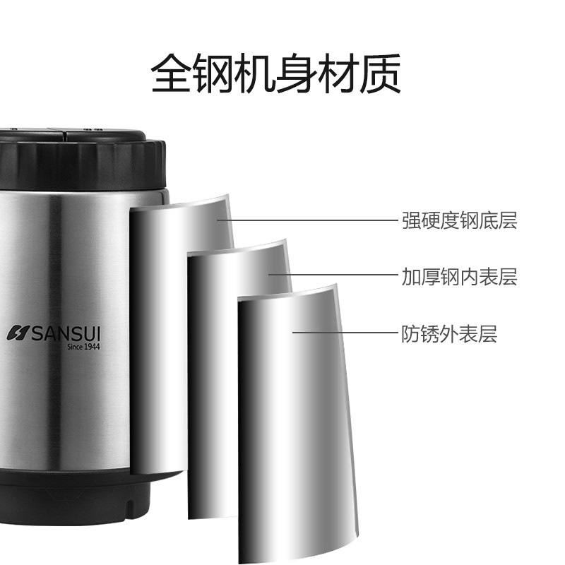 山 水(SANSUI) 山水(sansui)多功能绞肉机JRJ-100 不锈钢高清大图