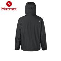 Marmot/土拨鼠2019新款防风防泼水耐磨透气羽绒内胆男三合一冲锋衣