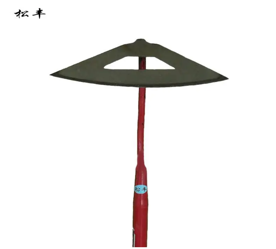 松丰锰钢加厚农具家用多功能户外刨地松土除草锄头1570*210*100毫米把高清大图